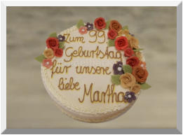 Torte zum Geburtstag