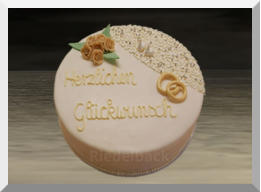 Hochzeitstorte: Käsesahnetorte