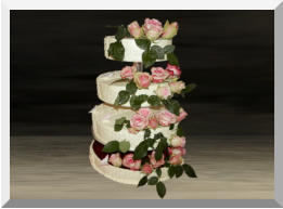 Hochzeitstorte 4-Stöckig: 