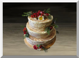 Hochzeitstorte 3 stöckig: Baumstamm