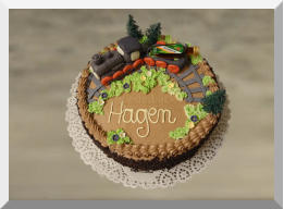 Schoko Torte zum Geburtstag